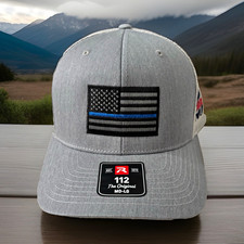 Richardson 112 Trucker Hat Gray/White Snapbac...