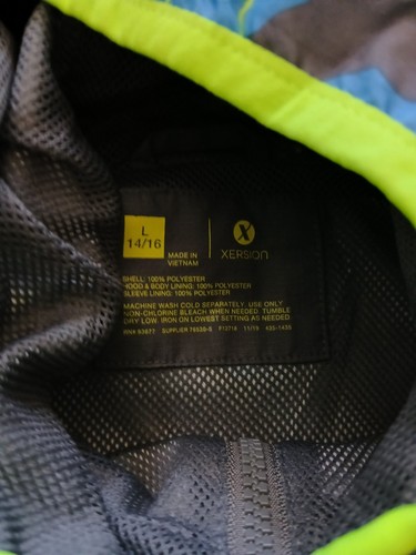Xersion Boy's Large Jacket, Brand New - Picture 3 of 9