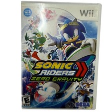 Sonic Riders Zero Gravity Nintendo Wii Game Sega Complete CIB Manual RVL-RSZE