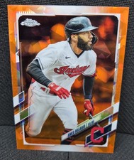 2021 TOPPS CHROME UPDATE SAPPHIRE AMED ROSARIO ORANGE #'d 01/25 CLEVELAND SSP