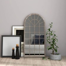 Specchio Vidaxxl 90x45 cm in ferro color sabbia