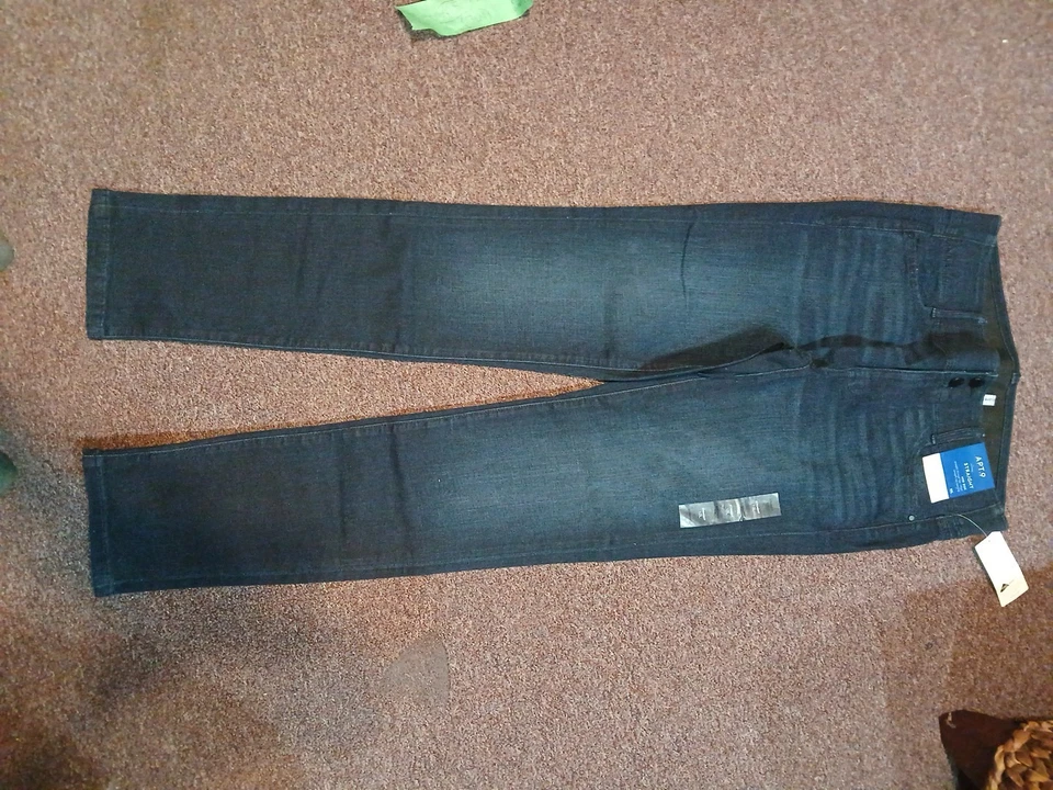 Apt. Pantalones de mezclilla para mujer 9® con control de barriga tiro medio pierna recta talla 10L nuevos con etiquetas Foto 2 de 4