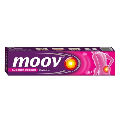 2X Moov Fast Pain Relief Cream Ointment 50g 100% Ayurvedic + Free Shipping