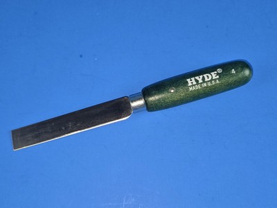 Hyde Tools 50350 Regular Square Point Knife #4, Wood Handle NOS