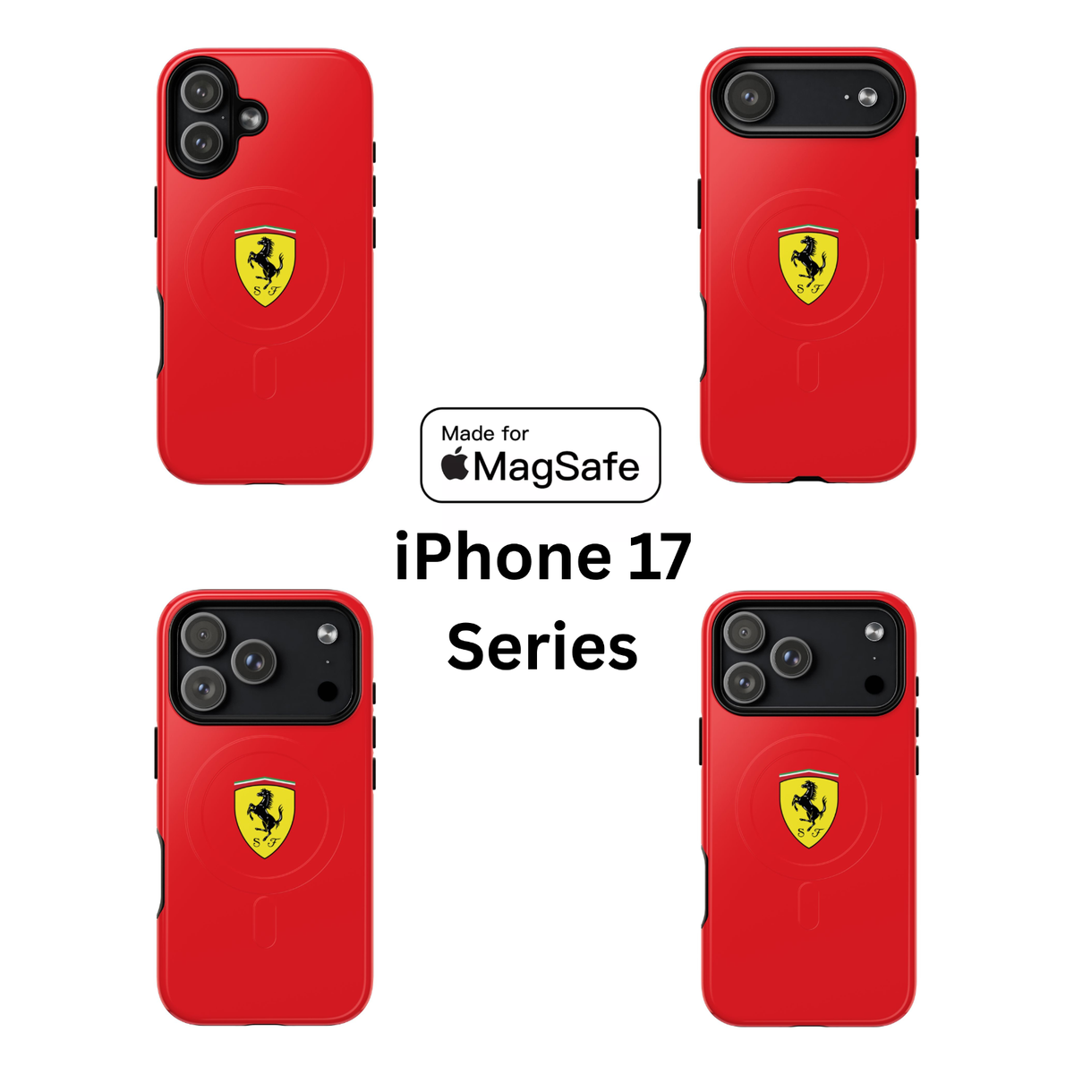 Ferrari Red Tough Dual Layer MagSafe Case for iPhone 17 / Air