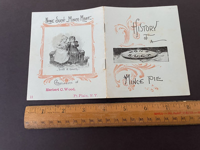 History of a Mince Pie. Nonesuch Mince Meat Booklet