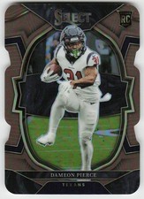 2022 Panini Select #47 Dameon Pierce FOOTBALL Houston Texans