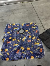 Colorful wizard-themed big bib for kids.