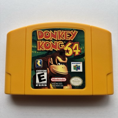 Donkey Kong 64 (Nintendo 64) N64 Game Authentic Cleaned Tested RareWare