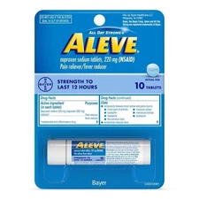ALEVE 220MG VIAL TAB 10CT