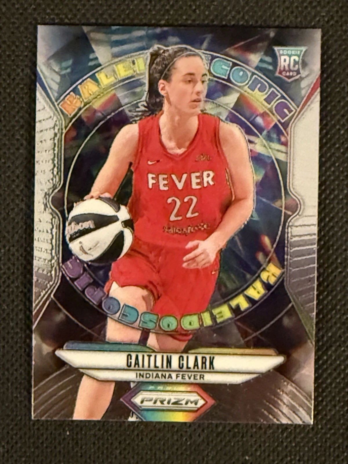 2024 WNBA Prizm Caitlin Clark Rookie RC Kaleidoscopic Indiana Fever