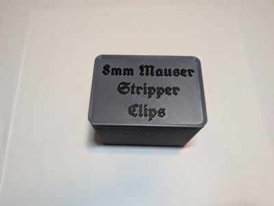 8mm Mauser Stripper Clip Storage Box (Box Only)