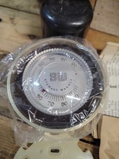 Stewart Warner T87F 2873 Round Thermostat Mancave Gauge Racecar Theme USA Made