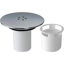 Shower Drain Flow Waste Trap Cover  Plug hole Cover 115mm Plug Drain Replacement