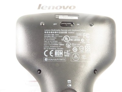 Lenovo Multimedia Remote N5902 Wireless Keyboard w/ Manual (No