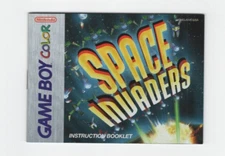 Space Invaders - Game Boy Color GBC Instruction MANUAL ONLY