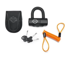 OEM HARLEY DISC BRAKE ROTOR SPROCKET LOCK & KEYS SECURITY ANTI-THEFT MOTORCYCLE