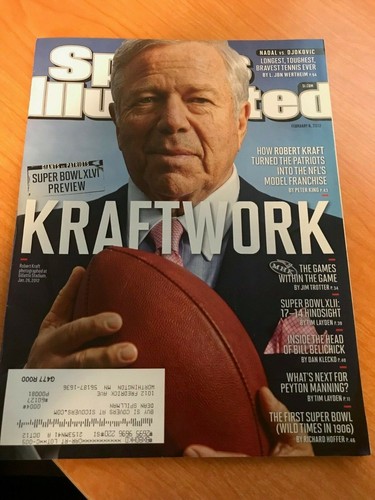 Sports Illustrated February 6, 2012 Robert Kraft