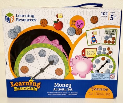 Learning Resources. Learning Essentials. Money Activity set for kids. NEW!!