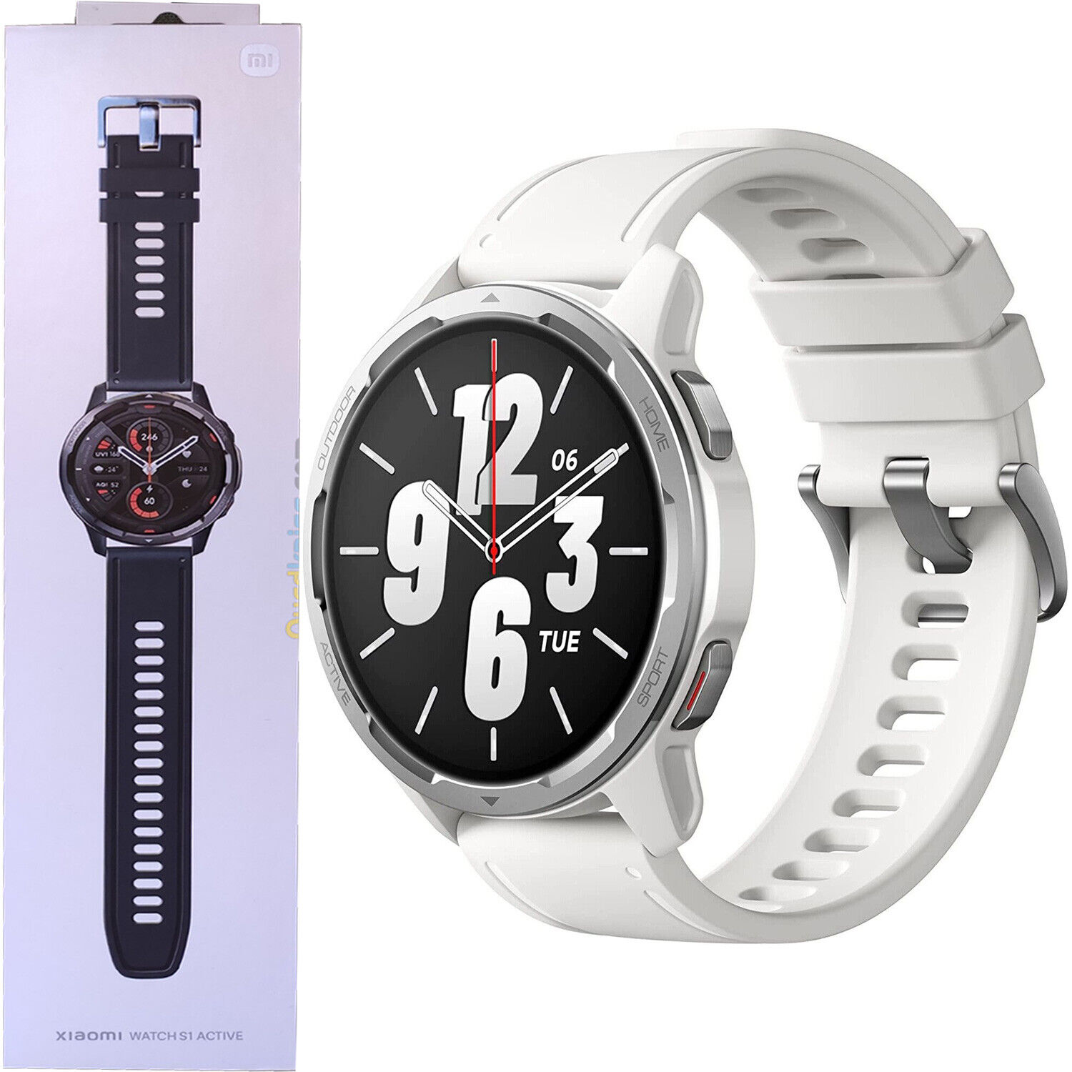 Xiaomi Watch S1 Active Moon White Wifi + Bluetooth Smartwatch NEW