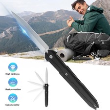 Tactical Spring Assisted Open Folding Pocket Knife Razor Cleaver Survival EDC