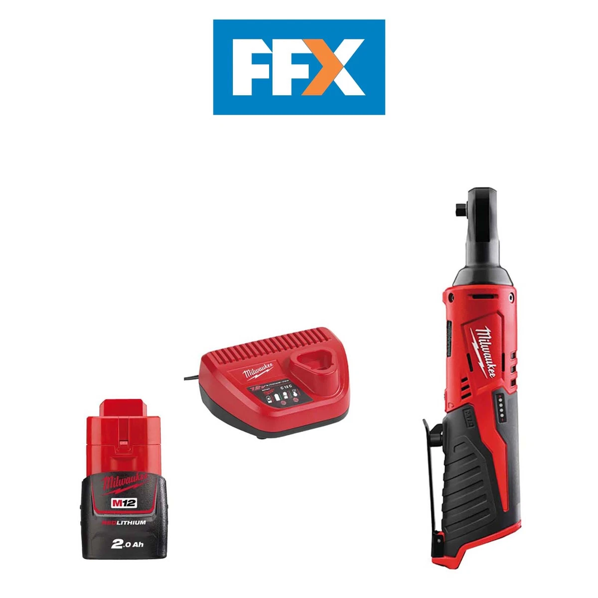 Milwaukee M12IR 201B 12V 1x2Ah Li ion 3 8