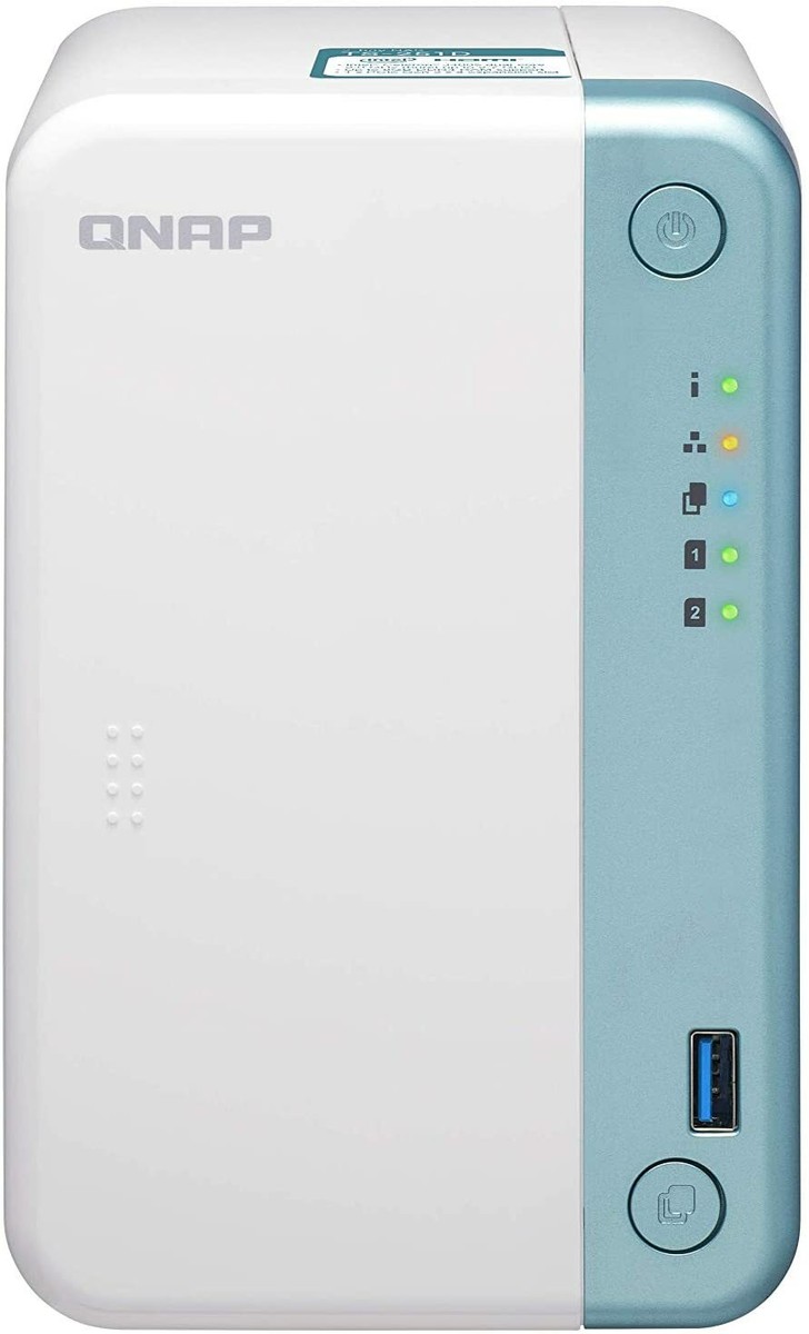 QNAP TS-251D-4G 2-Bay Home NAS Intel Celeron J4005 CPU 4GB RAM1GbE