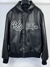 Y-3 - Y3 Tokyo Embroidered Leather Jacket Size: M