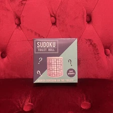 Sudoku Toilet Paper Roll Novelty Gag Gift Fizz Creations New Rare