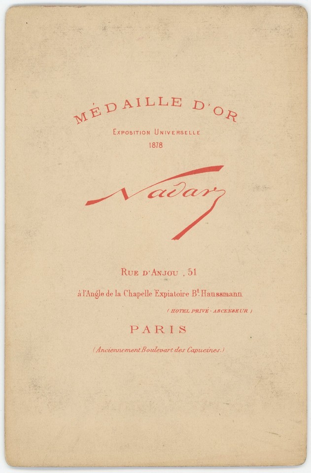 Carte Cabinet Portrait D'actrice De Théâtre Darly (circa 1890) - Tirage Albuminé Original, Format 10,8x16,4 Cm