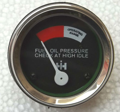 #ad Fuel Pressure Gauge fits IH MD MDV MTA WD6 ID6 ID9Diesel 400450600650 $20.67