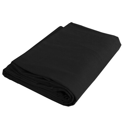 Fotostudio Stoff Hintergrund DynaSun W002 2,8x4 Schwarz Dicke Baumwolle 140g/m