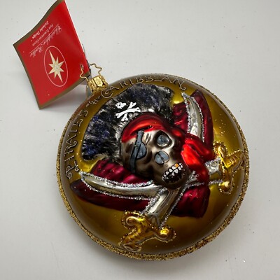 2006 Christopher Radko Pirates of the Carobbean Disneyland 3011382 5'' Ornament