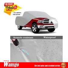 Full Pickup Truck Cover Outdoor Breathable Waterproof Uv Sun Rain Heat Resistant