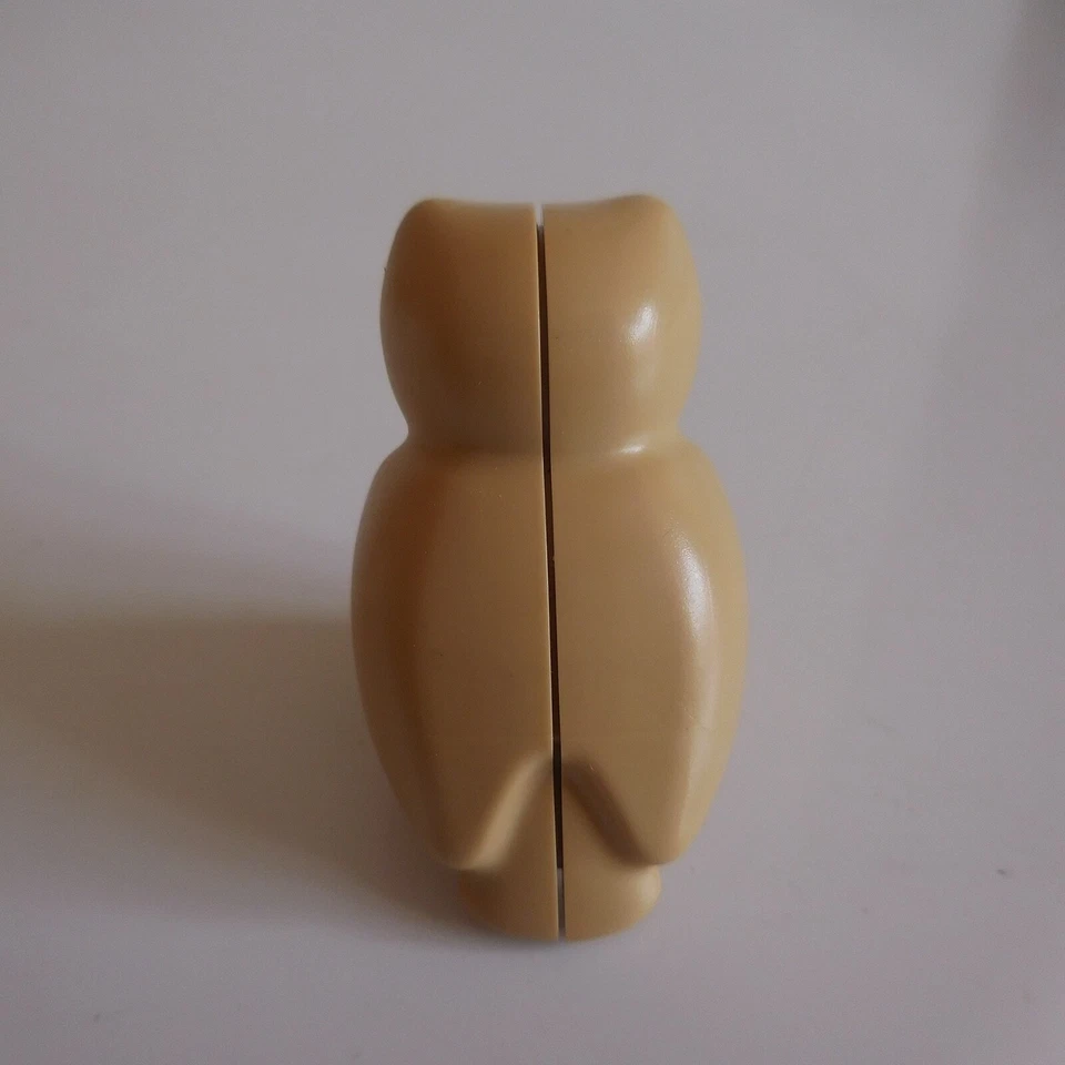 2 figurines colombe PLAYMOBIL chouette GEOBRA vintage animal oiseau jouet N5140 - Photo 4/4