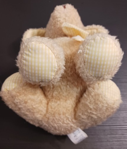 Carters Musical Puppy Dog Plush Moving YELLOW Gingham Bow RARE Prestige - Picture 17 of 23
