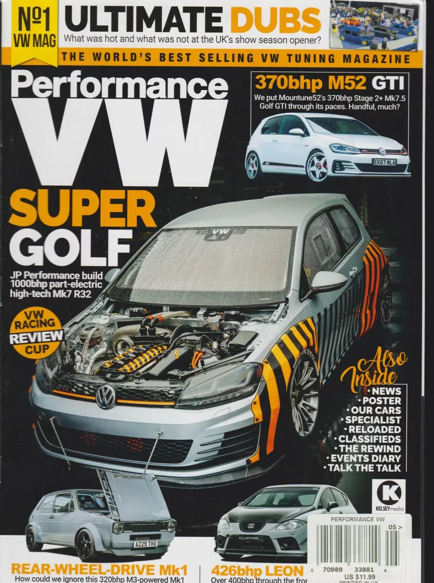 PERFORMANCE VW UK MAGAZINE MAY 2020, SUPER GOLF.