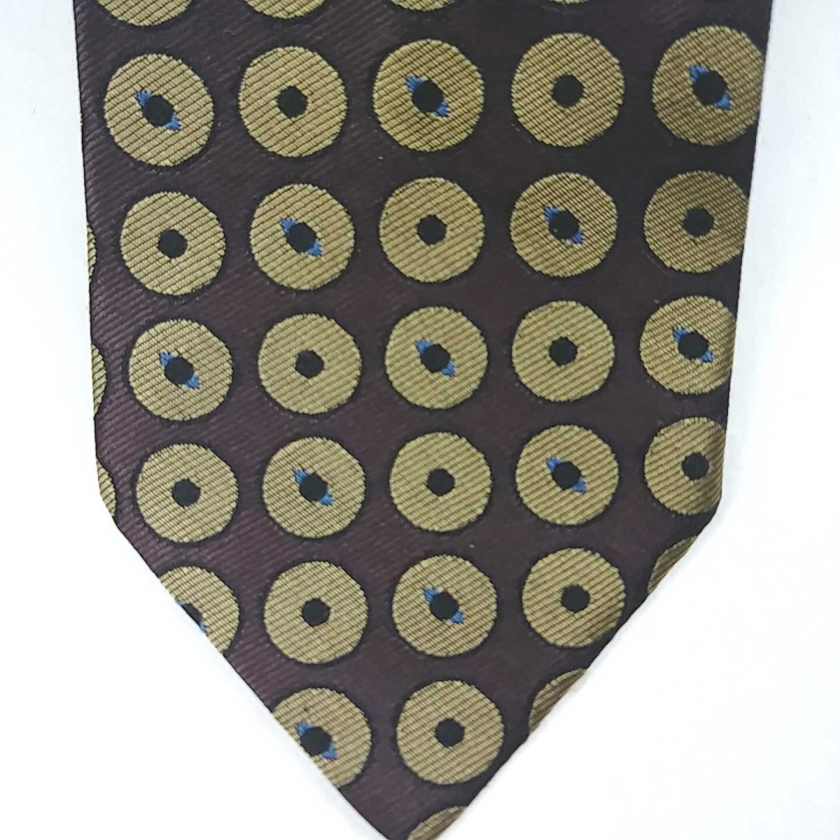 Vintage Towncraft/JC Penney Dotted Brown Silk Tie 3 x 55 | eBay
