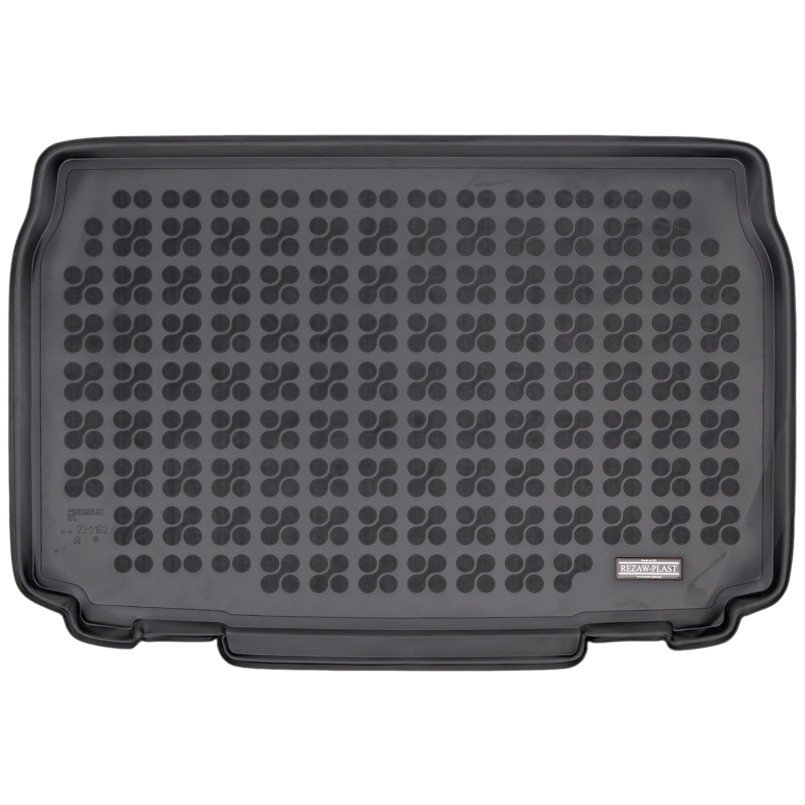 Tapis de coffre Opel Mokka II et Mokka-e depuis 2020 en TPE Rezaw-Plast noir sur mesure