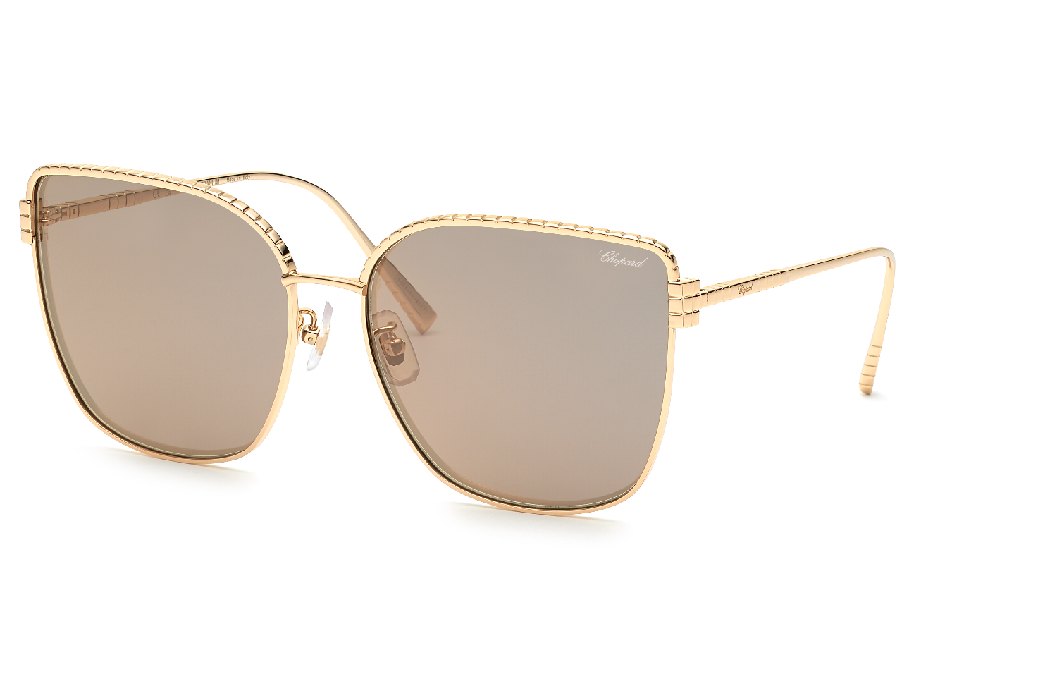 Occhiali da Sole Chopard SCHG67M 300X ORO ROSE' LUCIDO TOTALE 63/17/135 Donna