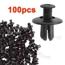 100x Bumper Retainer Fender Liner Hood Rivet Trim Fastener Clips for Hyundai KIA