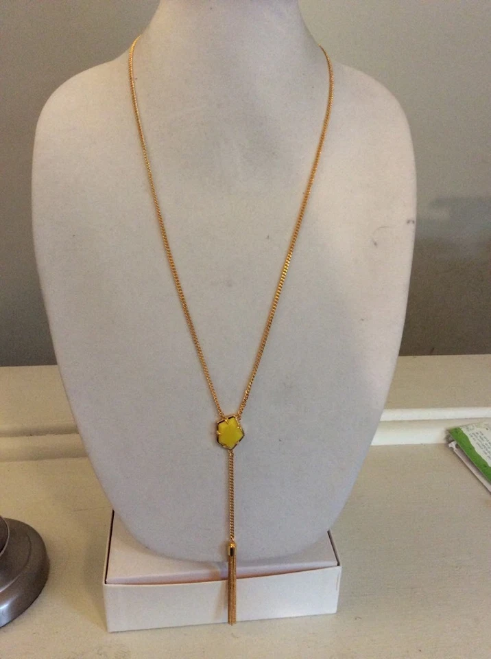 VINCE CAMUTO 'Fruta de la Pasión' Tono Oro Amarillo Borla Y Collar Venta VC-26 Foto 3 de 4