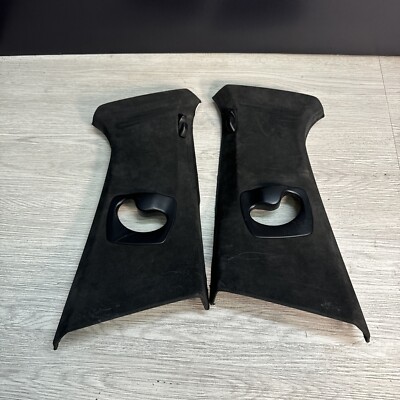 11-17 BMW F10 528 535 550 M5 INTERIOR B-PILLARS TRIMS COVERS ALCANTARA PAIR