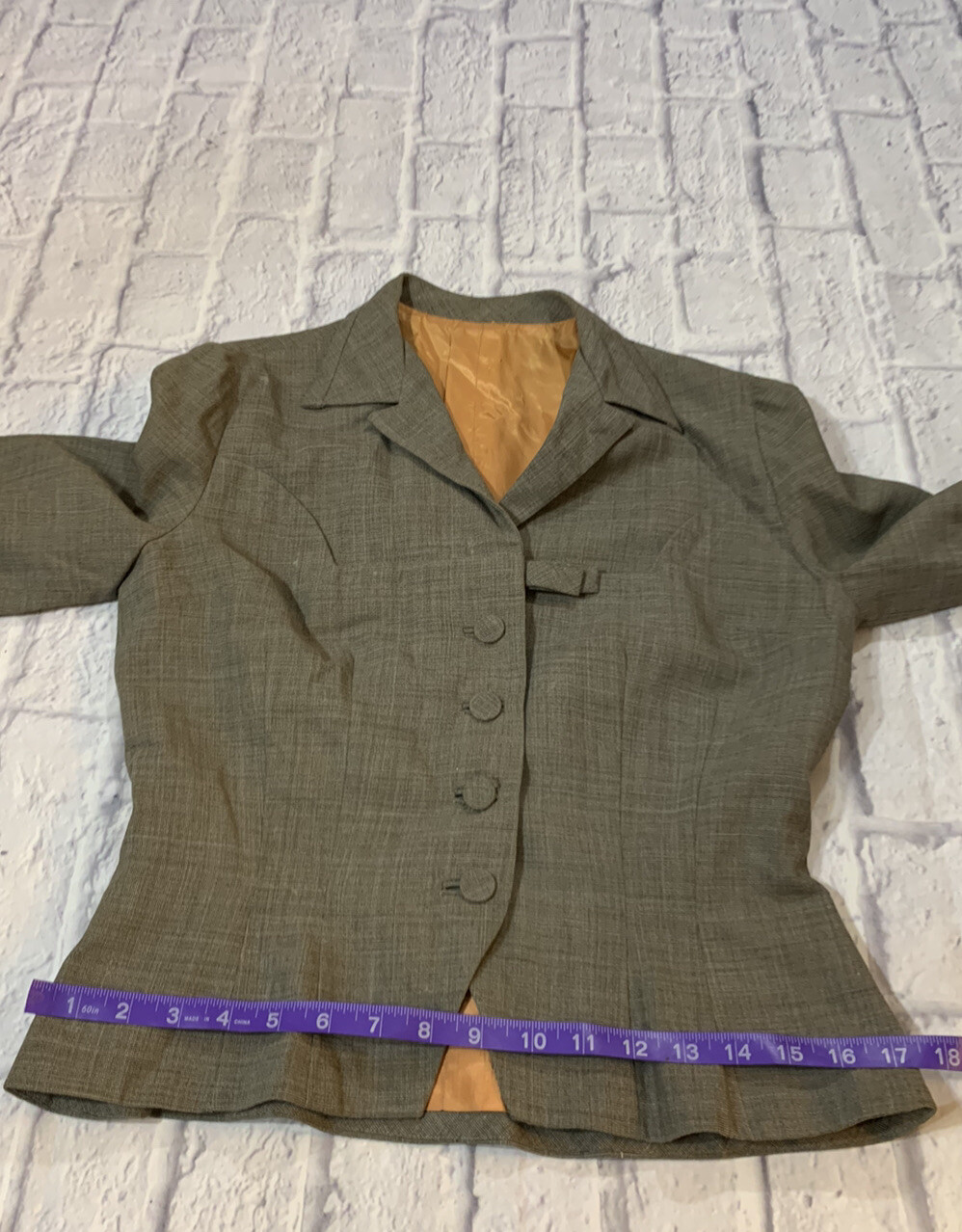 Vintage Jacket 1940s Womens Suit Small Gem
