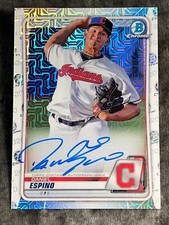 2020 Bowman Chrome MOJO REFRACTOR PROSPECT ROOKIE AUTO Daniel Espino Item 1