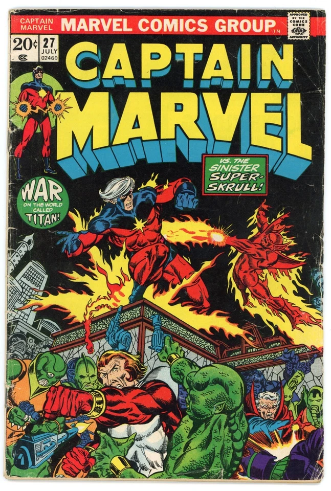 Captain Marvel #27 & Avengers #232 1st Eros STARFOX Harry Styles KEY 1973 1983 - Image 2 of 4