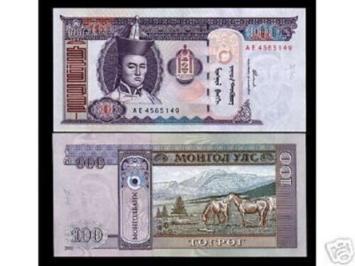Mongolia 100 TUGRIK P-65 2008 x 50 Pcs Lot BUNDLE UNC Mongolian Currency NOTE - Picture 4 of 7