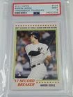 Aaron Judge PSA 9 Mint 2017 Topps Rookie Throwback Thursday #124 RC card Yankees