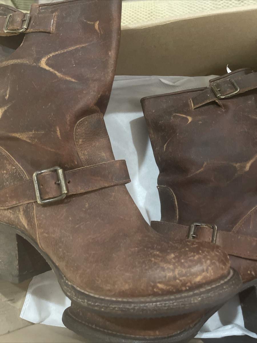 Freebird by Steven Boulder Moto Boots 9 Freebird by Steven boulder biker boot BNIB. Cognac size 9  main image 3