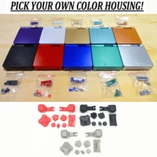 GBA SP Game Boy Advance SP Replacement Housing Shell Pick A Color BUTTONS!